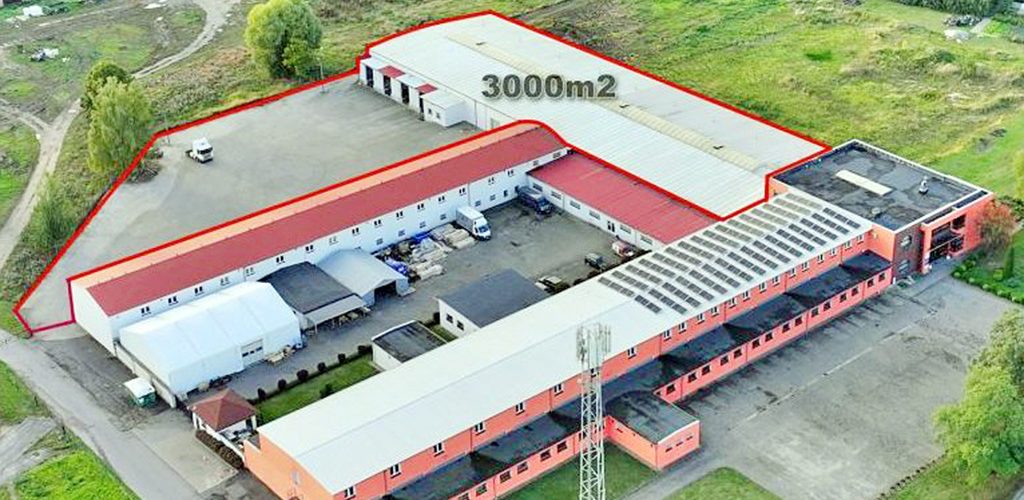 widok z lotu ptaka na nieruchomość inwestycyjną do wynajęcia Gorzów Wielkopolski (okolice)