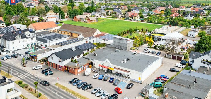 widok z lotu ptaka na nieruchomość inwestycyjną do sprzedaży Opole (okolice)