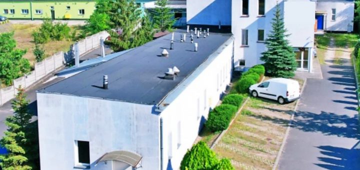 widok z lotu ptaka na nieruchomość inwestycyjną do sprzedaży Zielona Góra