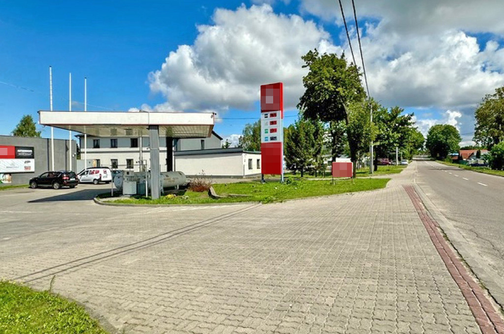 wjazd na teren nieruchomości inwestycyjnej na sprzedaż Gdańsk (okolice)