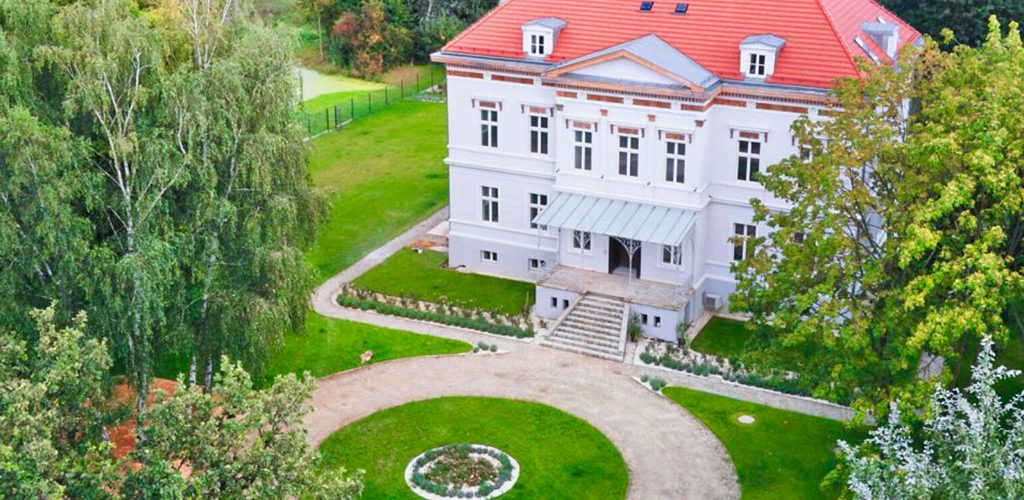 widok z lotu ptaka na nieruchomość inwestycyjną do sprzedaży Dolny Śląsk