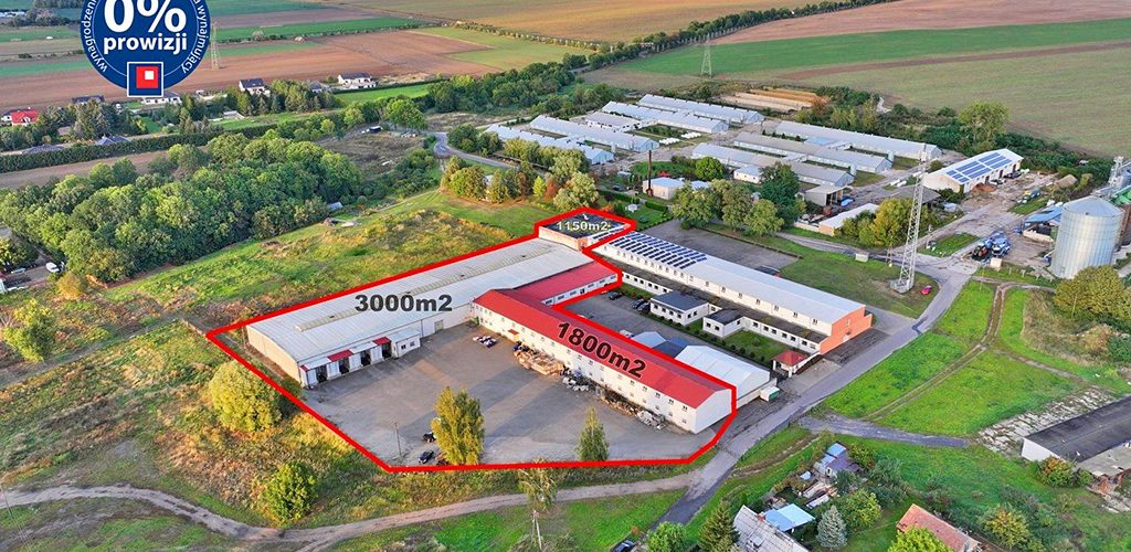 widok z góry na nieruchomość inwestycyjną do wynajęcia Gorzów Wielkopolski