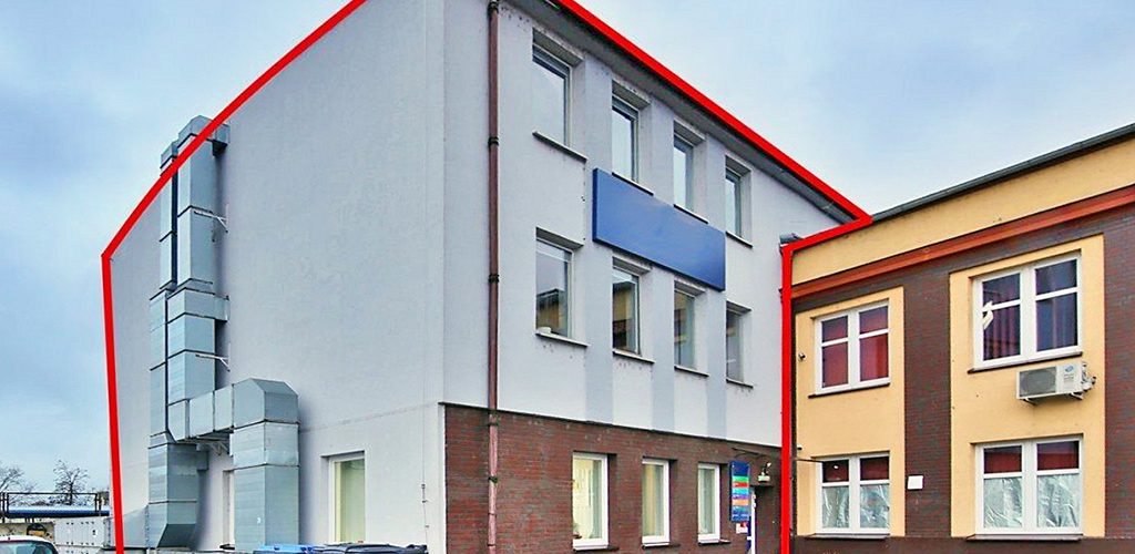 frontowa elewacja nieruchomości inwestycyjnej do wynajęcia Gorzów Wielkopolski