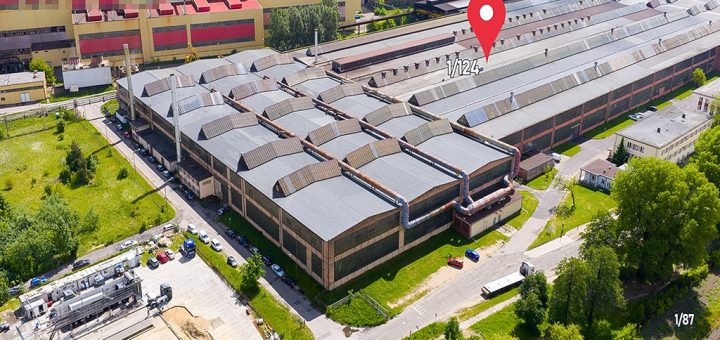 widok z lotu ptaka na nieruchomość inwestycyjną do sprzedaży Częstochowa
