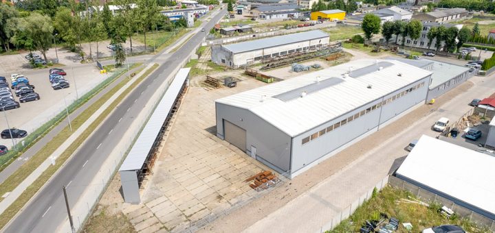 widok z lotu ptaka na nieruchomość inwestycyjną do sprzedaży Inowrocław (okolice)