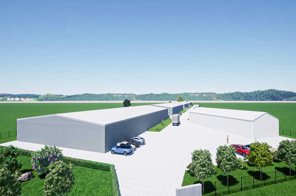 perspektywa z lotu ptaka na nieruchomość komercyjną na sprzedaż Łódź okolice