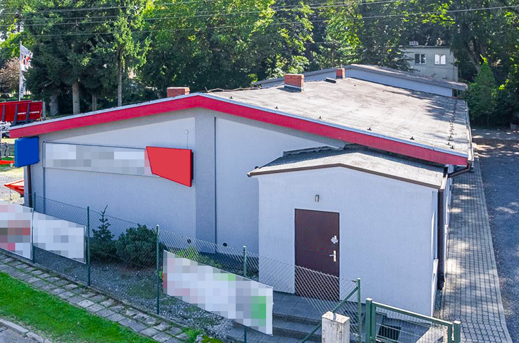 widok z lotu ptaka na nieruchomość inwestycyjną do sprzedaży Poznań okolice