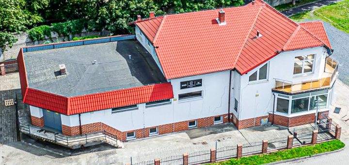 widok z lotu ptaka na nieruchomość inwestycyjną do wynajęcia Bolesławiec