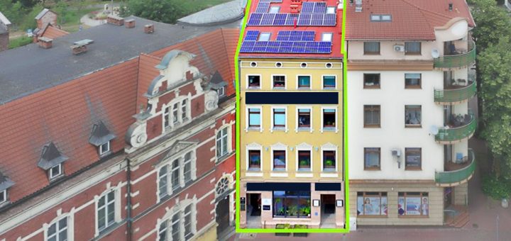 frontowa elewacja nieruchomości inwestycyjnej do sprzedaży Gorzów Wielkopolski