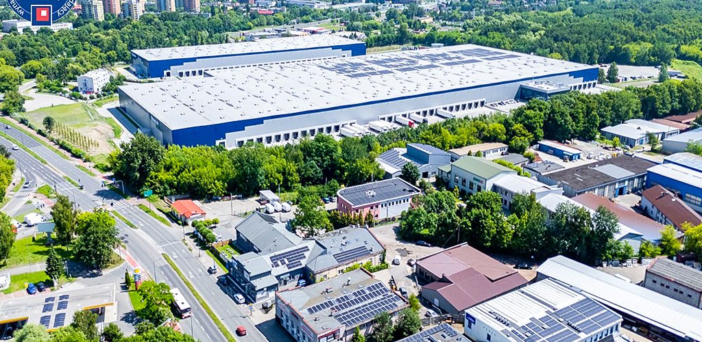 widok z lotu ptaka na nieruchomość komercyjną na sprzedaż Katowice okolic