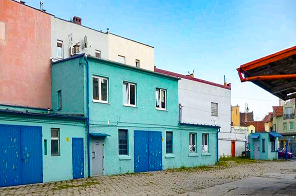 frontowa elewacja nieruchomości inwestycyjnej do sprzedaży Zielona Góra okolice