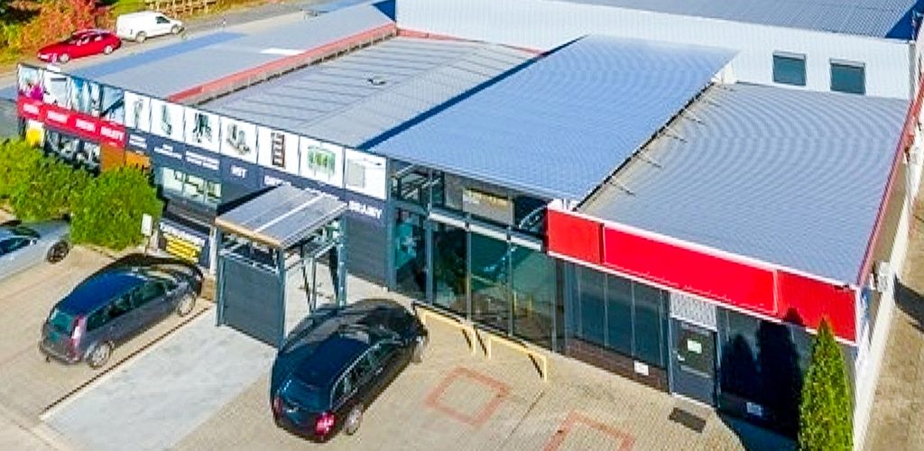 widok z lotu ptaka na nieruchomość inwestycyjną do sprzedaży Legnica okolice