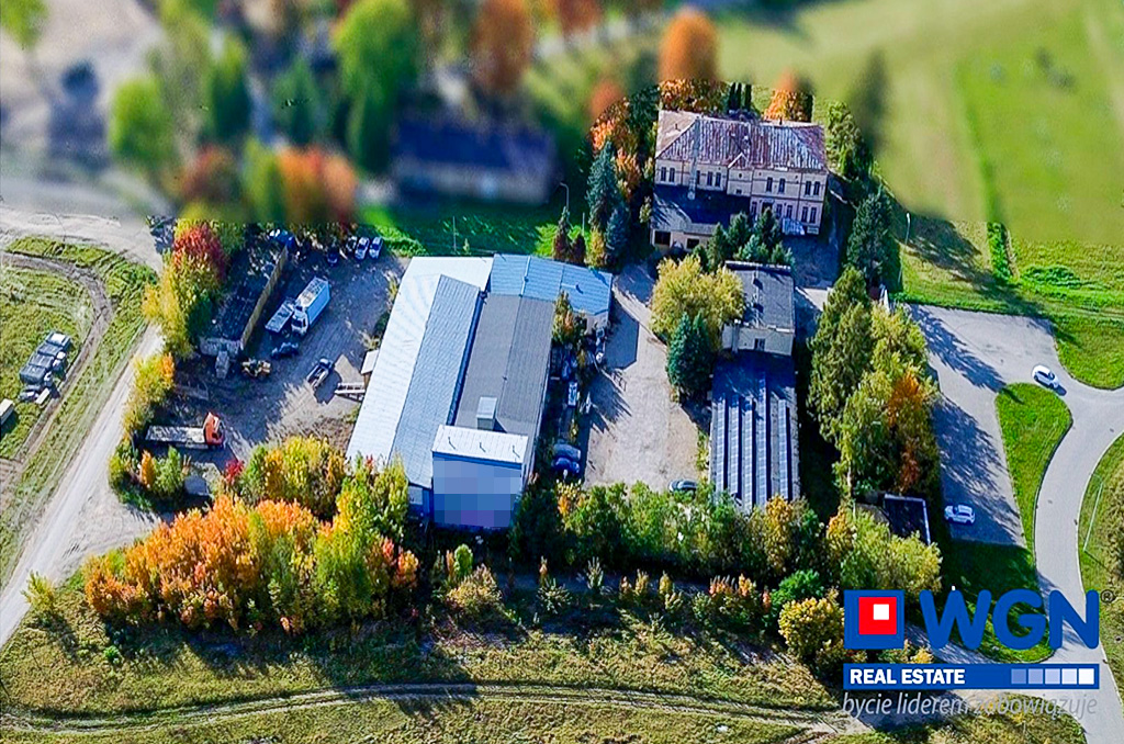 widok z góry na nieruchomość inwestycyjną do sprzedaży Suwałki