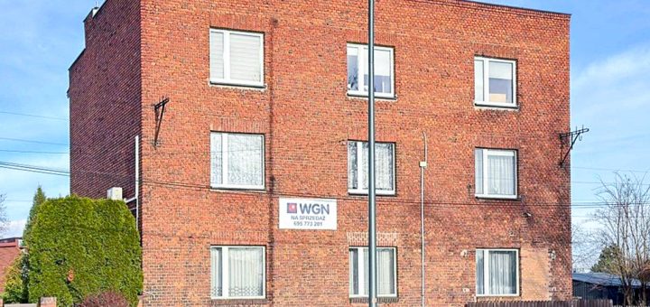 frontowa elewacja nieruchomości inwestycyjnej do sprzedaży Katowice okolice
