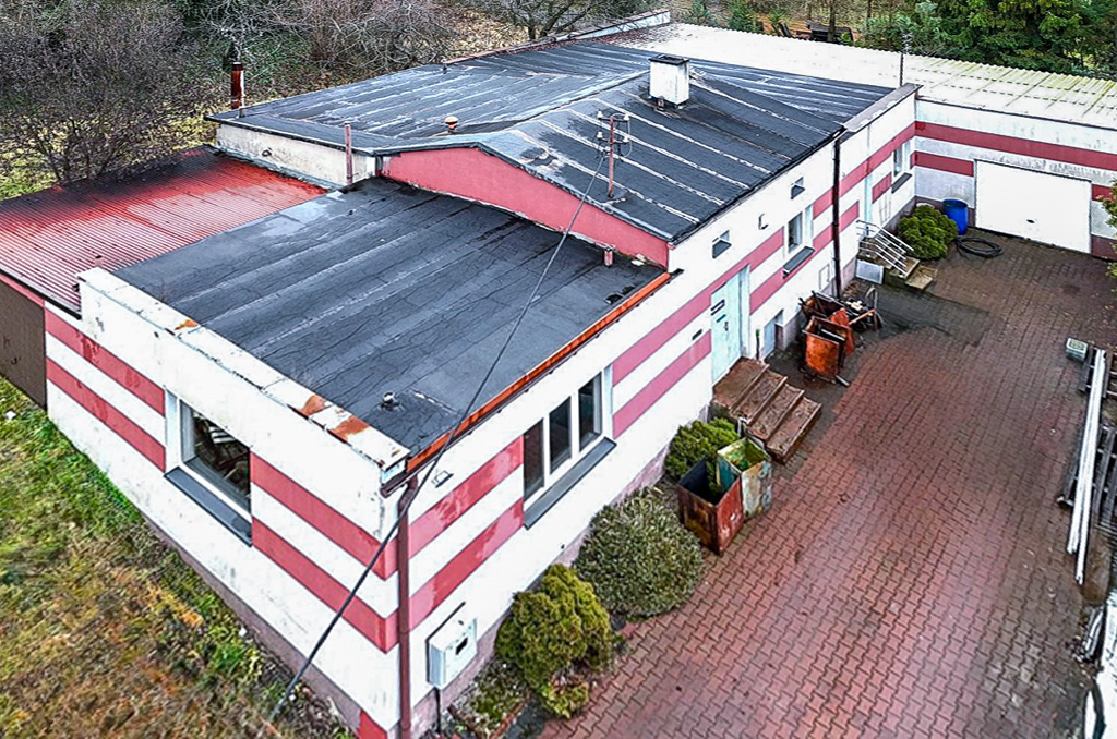 widok z lotu ptaka na nieruchomość inwestycyjną do sprzedaży Katowice okolice