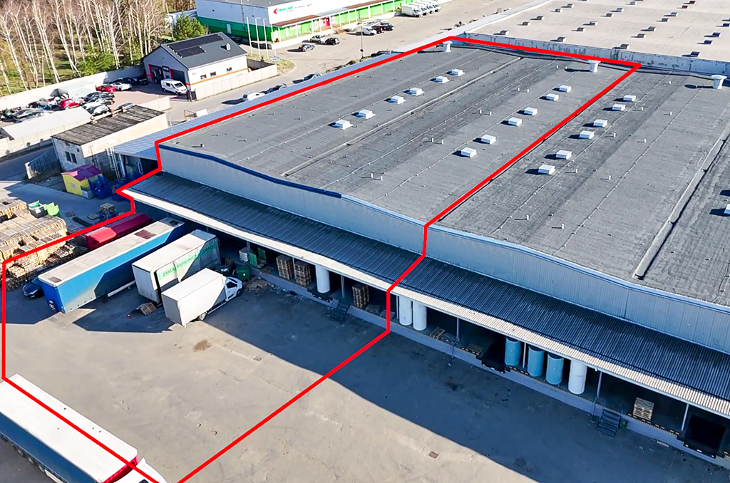 widok z lotu ptaka na nieruchomość inwestycyjną do sprzedaży Katowice okolice