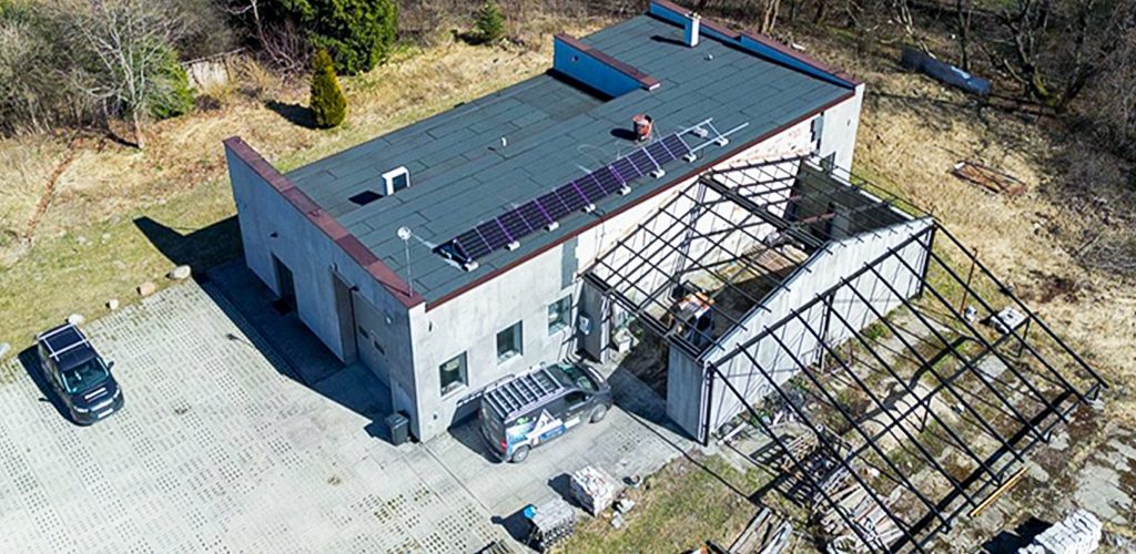 widok z lotu ptaka na nieruchomość inwestycyjną do sprzedaży Poznań (okolice)