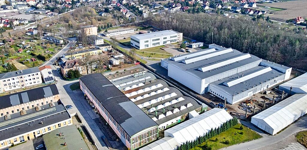 widok z lotu ptaka na nieruchomość inwestycyjną do sprzedaży Poznań (okolice)