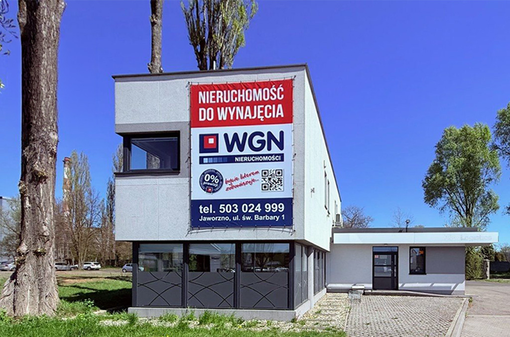 frontowa elewacja nieruchomości inwestycyjnej do wynajmu Katowice (okolice)