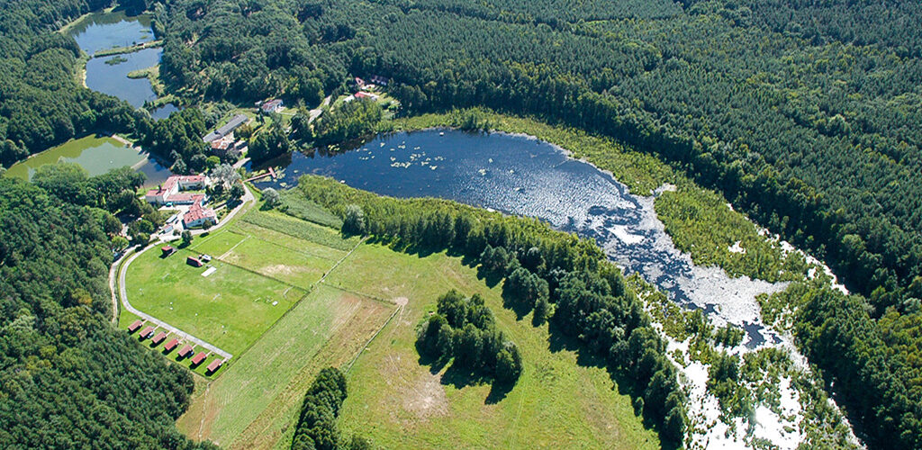 widok z lotu ptaka na nieruchomość inwestycyjną do sprzedaży Gorzów Wielkopolski (okolice)