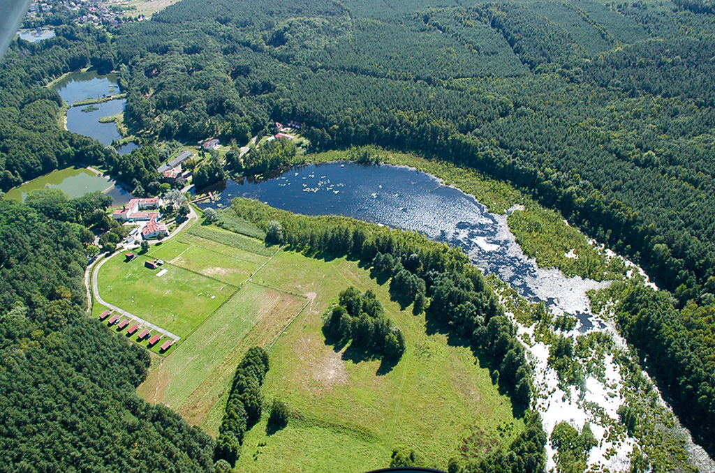widok z lotu ptaka na nieruchomość inwestycyjną do sprzedaży Gorzów Wielkopolski (okolice)