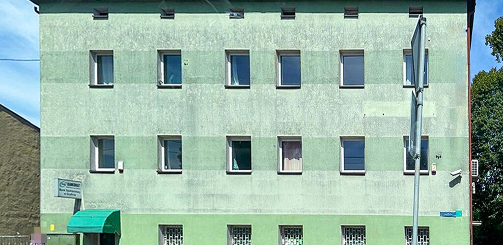 frontowa elewacja nieruchomości inwestycyjnej do sprzedaży Szczecin okolice