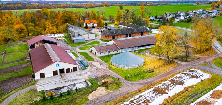 Widok z lotu ptaka na nieruchomość inwestycyjną do sprzedaży Gdańsk okolice