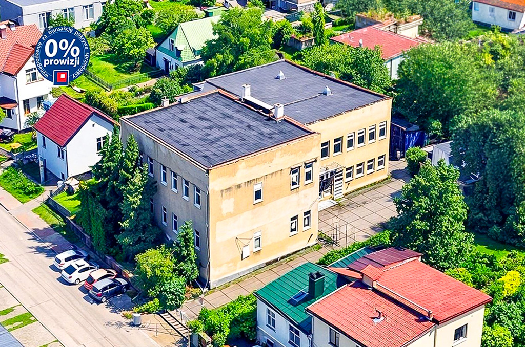 Widok z lotu ptaka na nieruchomość inwestycyjną do sprzedaży Bielsko Biała