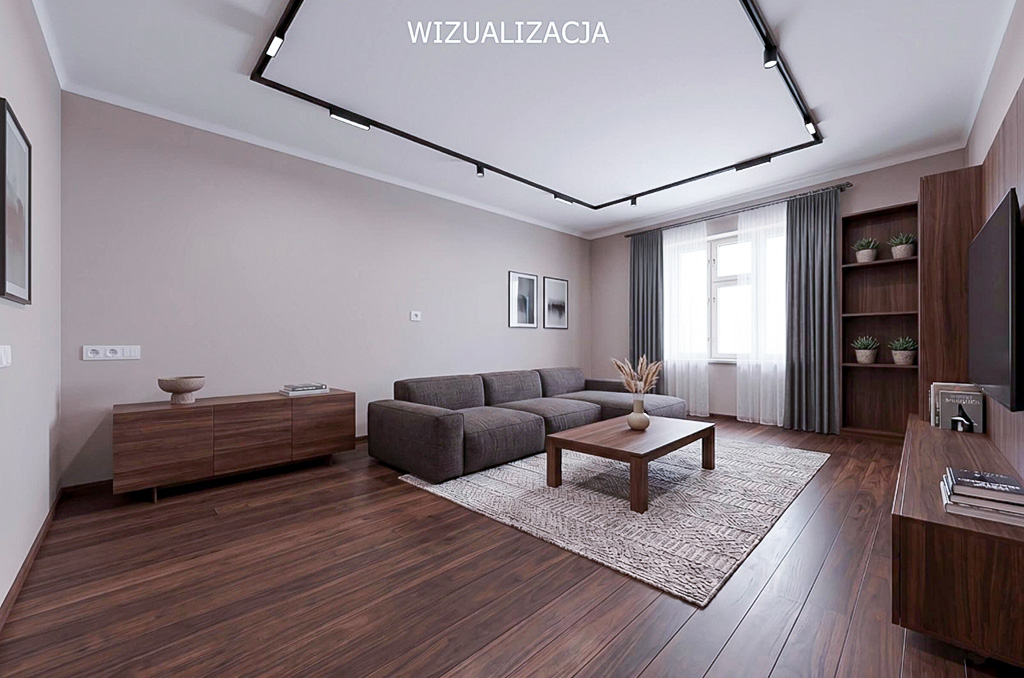 wizualizacja jednego z pokoi na terenie nieruchomości komercyjnej do sprzedaży Katowice (okolice)