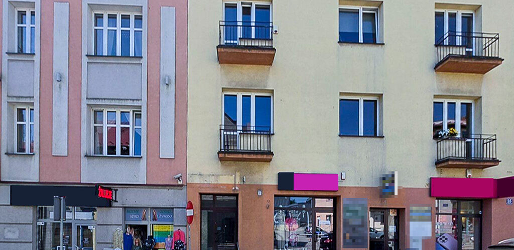 frontowa elewacja nieruchomości inwestycyjnej do sprzedaży Kraków (okolice)