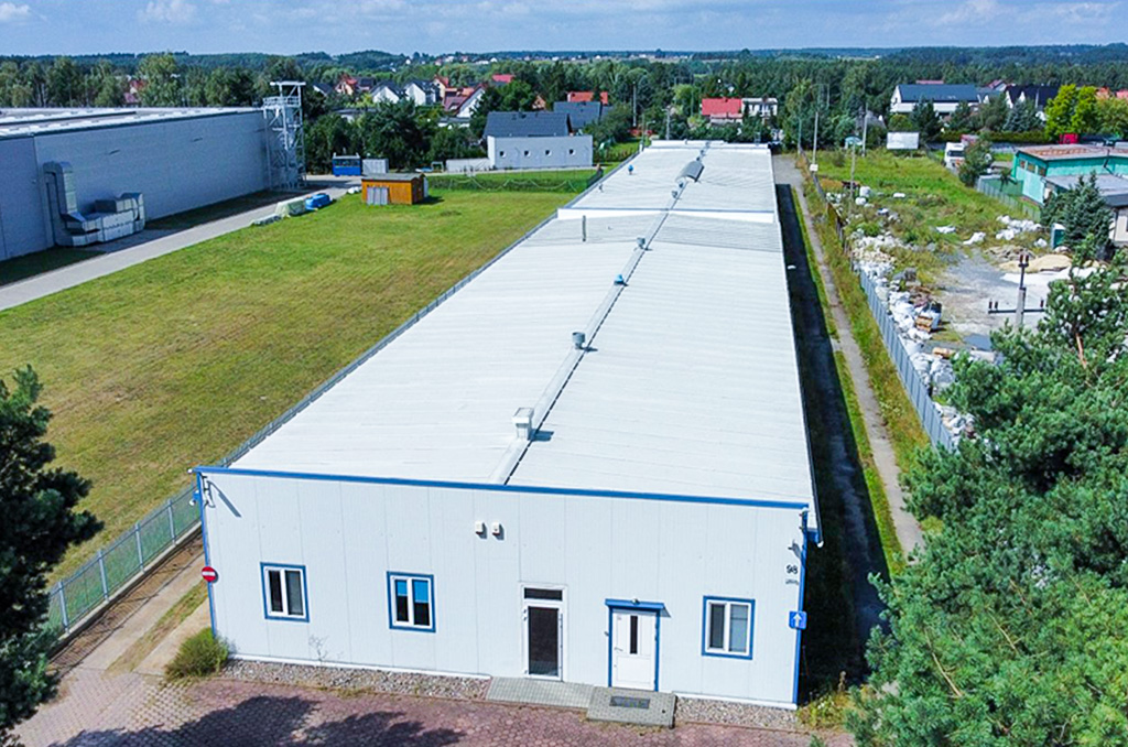 widok z lotu ptaka na nieruchomość inwestycyjną do sprzedaży do sprzedaży Toruń (okolice)