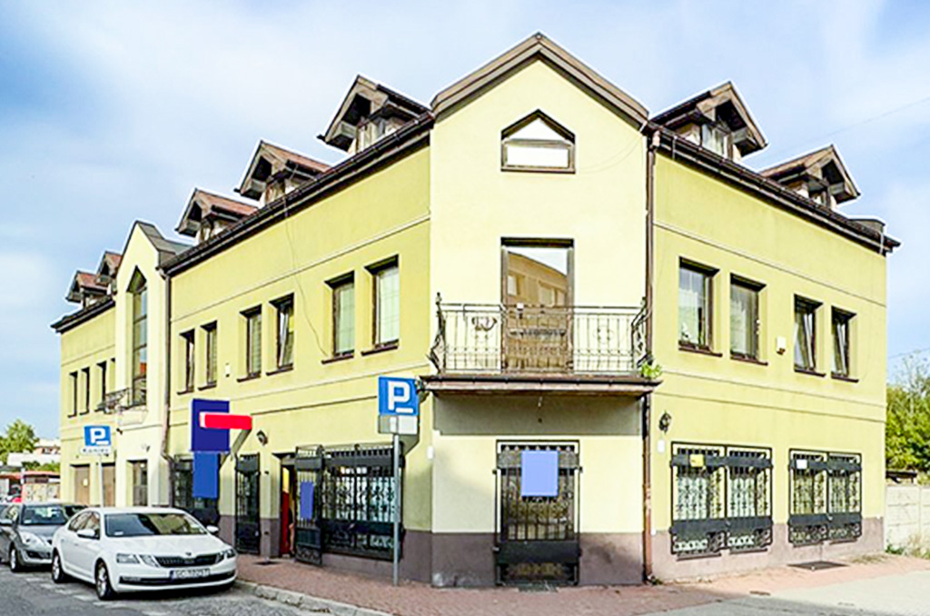 widok na wejście do nieruchomości komercyjnej na sprzedaż Częstochowa