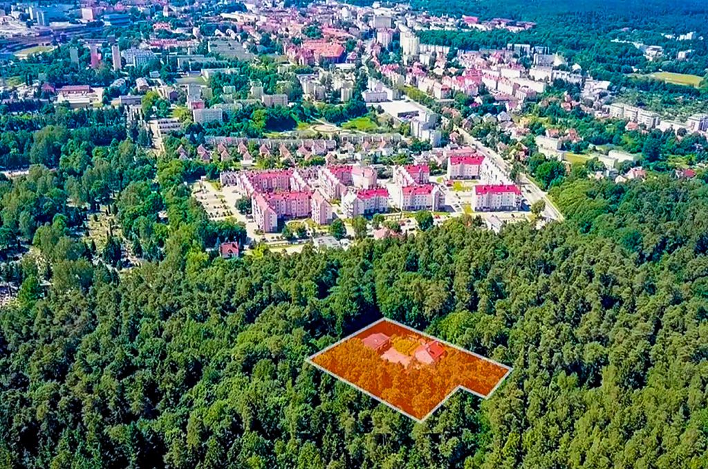 malownicza lokalizacja nieruchomości komercyjnej do sprzedaży Olsztyn