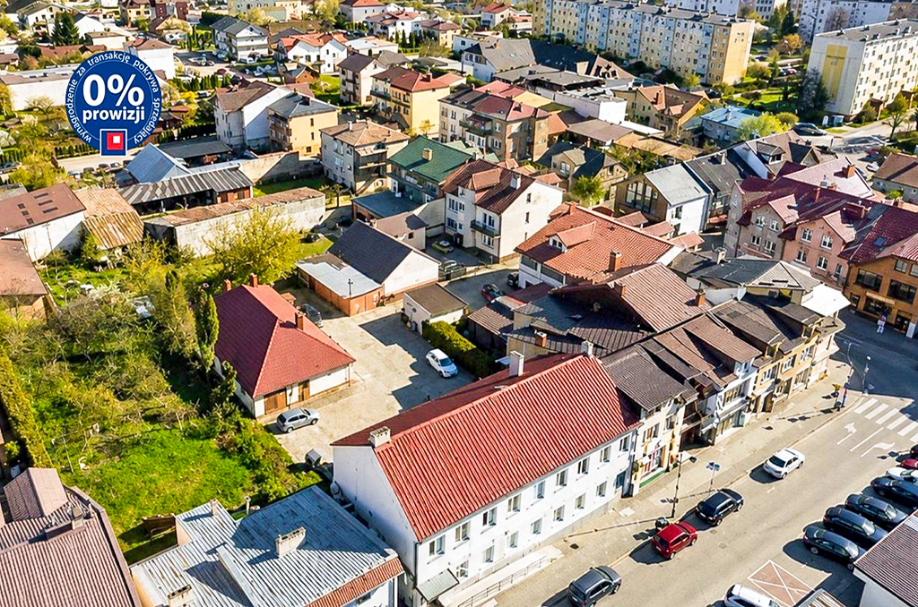 widok z lotu ptaka na nieruchomość komercyjną na sprzedaż Białystok (okolice)