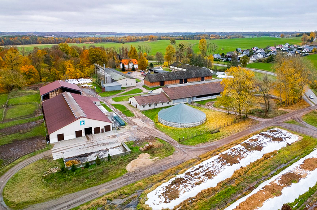 widok z lotu ptaka na nieruchomość inwestycyjną do sprzedaży Gdańsk (okolice)